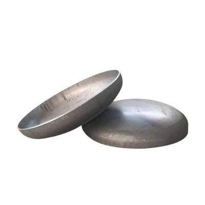 China Sch80 Carbon Steel Pipe Cap Grey Painting Butt Weld for sale