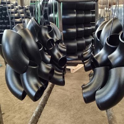 China Black Elbow Sch80 Mild Steel Buttweld Fittings EN en venta