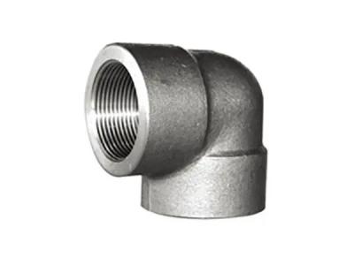 China BSPT NPT BSPP Thread Standard Socket Welded Pipe Elbow for sale