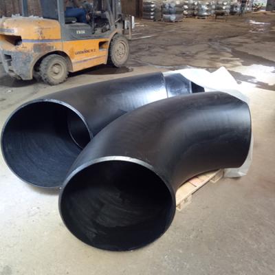 China 180 codo del tubo sin soldadura de las instalaciones de tuberías del horario 40 del grado ASTM A234 en venta