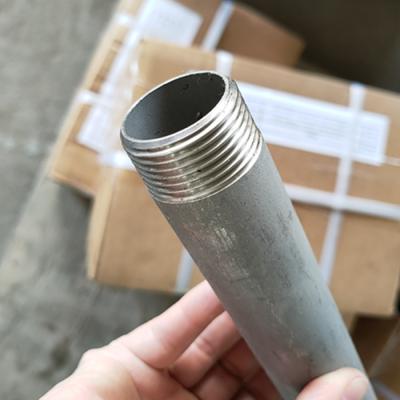 中国 3000#長い半径のソケットはA105が80の鋼管のニップルを予定する管付属品を溶接した 販売のため