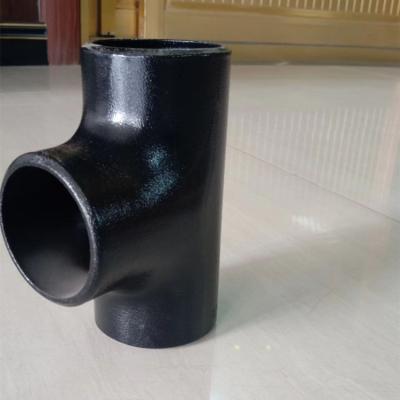 China Sch80 Dn500 Carbon Steel Reducing Tee / ASME Buttweld Fittings A234 WPB for sale
