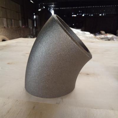 China Sch 40 ASTM B16.9 Carbon Steel Elbow  A234 Degree 45 Seamless for sale