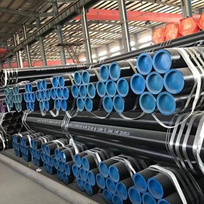China Hot Rolled Seamless Steel Pipe PSL 1 Sch80 Grade B 6M 12M for sale