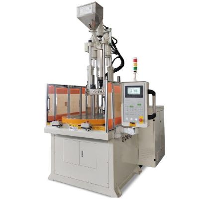 China High Efficiency Auto Parts Making Machine 55Ton Vertical Rotary Injection Molding Machine for sale