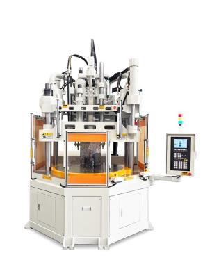 China 85 Ton Mobile Phone Spare Parts Vertical Rotary Table Injection Molding Machine for sale