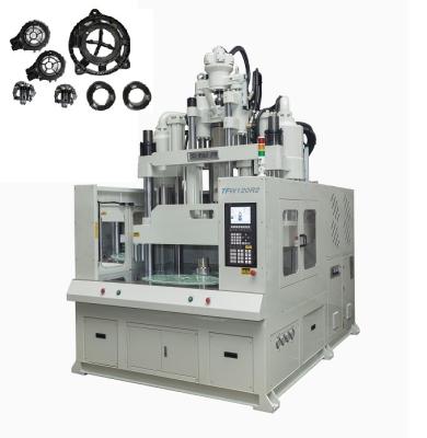 China Auto Parts Low Work Table Injection Molding Machine With Rotary Table 120 Ton for sale