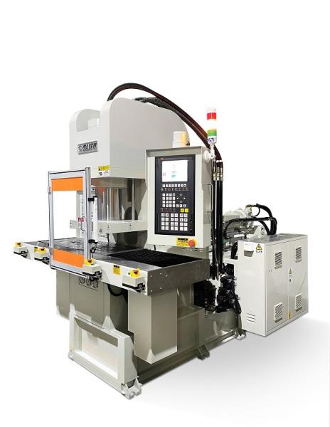 Quality 85 Ton Power Cord Vertical Injection Molding Machine With Double Slide for sale
