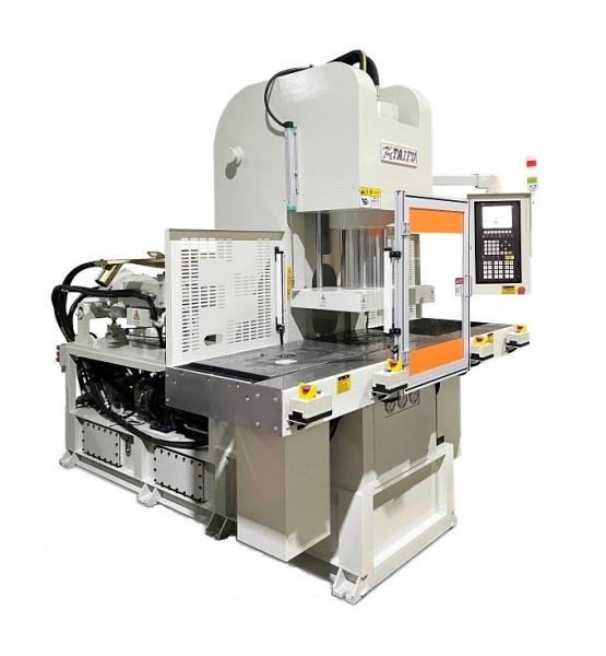 Quality 120 Ton Power Cord Vertical Injection Molding Machine With Double Slide for sale