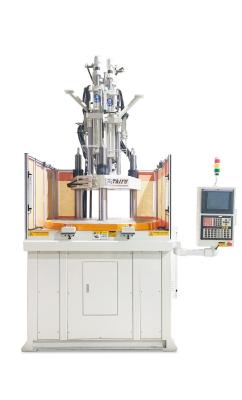 China 120 ton verticale dubbele kleur spuitgietmachine voor babyproducten van siliconen Te koop