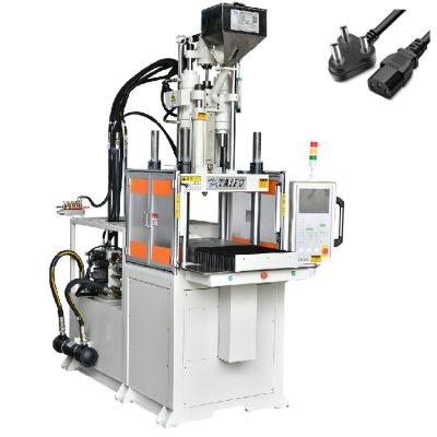 China Durable 55 Ton Vertical Single Slide Injection Molding Machine For UK Plug for sale
