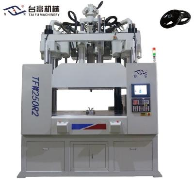 China High-Precision Low Workbench Vertical Injection Molding Machine For Rubberized Barbell for sale