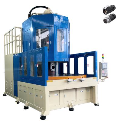 China Low Work Table Vertical Injection Molding Machine For Pin Power Industrial Circular Connector for sale
