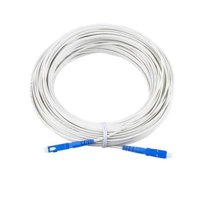 China SC UPC to SC UPC Single Mode Simplex Drop Cable Patch Cord for sale