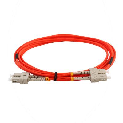 China SC Multi-Mode Duplex UPC  Fiber Optic Patch Cable 2.0 / 3.0 mm for sale