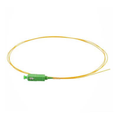 China 1310nm 5m Fiber Optic Pigtail , OD 0.9mm SC Pigtail Single Mode PVC LSZH Sheath for sale