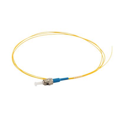 China HTD OFNR Fiber Optic Pigtail Single Mode ST UPC PVC LSZH Cable Sheath OD 3mm for sale
