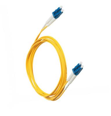 China PVC LSZH LC To LC Patch Cord G652D G657A Fiber Optic Patch Cord for sale