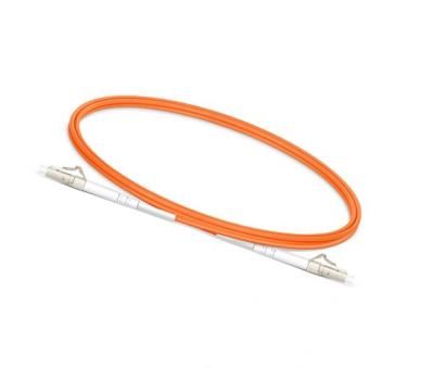 China Multimode Simplex LC Patch Cord 0.9 2.0 3.0 LSZH PVC Sheath OM1 OM2 for sale