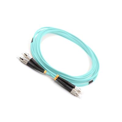 China 2 Core FC Patch Cord LSZH OM3 Multimode Duplex Patch Cord for sale