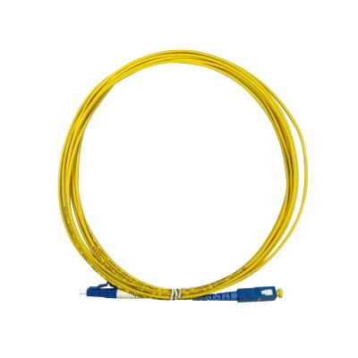 China G657A2 Fiber Optic Patch Cord 2.0mm LC UPC To SC UPC SM SX for sale