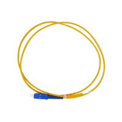 Chine mode unitaire optique de tresse de fibre de Sc UPC de 3.0mm LSZH recto/PVC à vendre