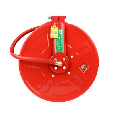 China Disk Distance Thickness 1.2mm Fire Reel Diskette Fire Hose Reel Length 25m for sale