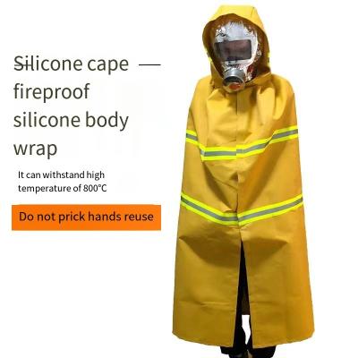 China Fire cloak, home insulation, escape, fire fighting, silicone flame retardant protective cloak for sale