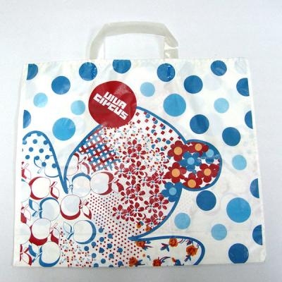 China LDPE Plastic Shopping Bags Polyester Heavy Duty Plastic Bags With Handles for sale