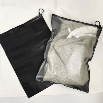 China Customized Zipper PVC Pouch Degradable Plastic Printed Voltage Bag for sale