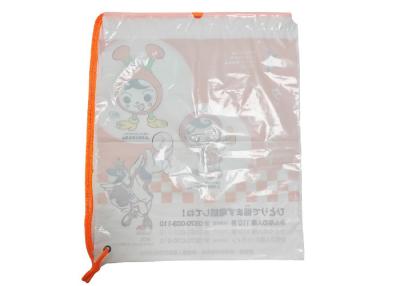 China OEM / ODM Plastic Drawstring Bag Reusable LDPE Printing Rope Bag for sale