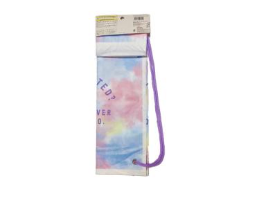 China CPE Heavy Duty Drawstring Plastic Bags Waterproof Printing Rope Bag for sale