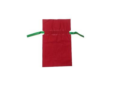 China Small Plastic Drawstring Bags Reusable CPE Printing Rope Bag for sale