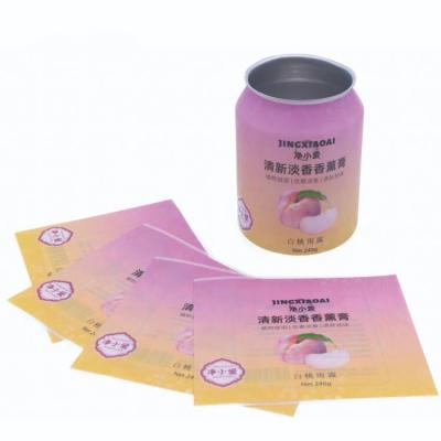 China Lightweight Packaging Film Roll PET Bottle Shrink Wrap Labels for sale