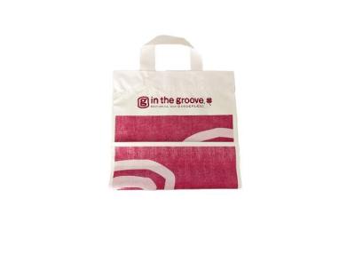 China CPE Plastic Carrier Bags Biodegradable Reusable Patch Handle Plastic Bags for sale
