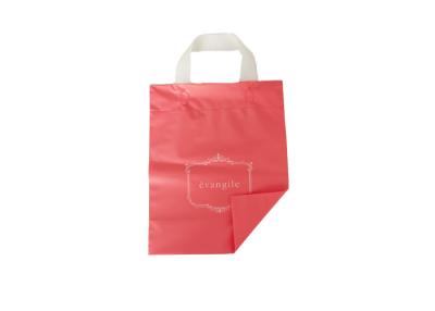China Smooth LDPE Custom Plastic Handle Bags Recyclable And Reusable for sale