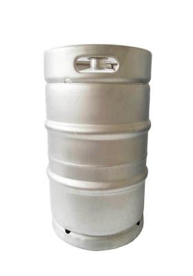China Cylinder Shaped 50L DIN Keg With Stanmping Logo 381*600mm Size for sale