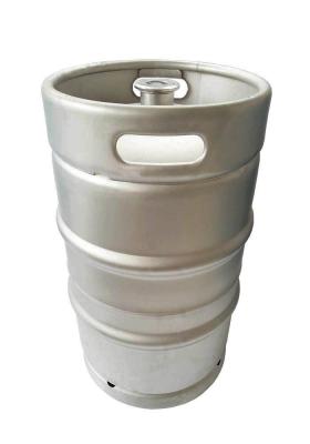 China Recycling 50l Commercial Beer Kegs Cylinder Shape Smooth Interior Surface for sale