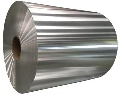 China 3003 Flat Brushed Silver Pure Aluminum Coil Roll 0.5mm for sale