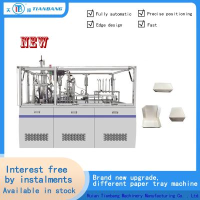 China Full Automatic Paper Lunch Box Machine CHJ-E 25-30 Pieces/Min for sale
