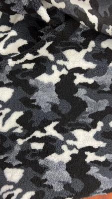 China FAUX FUR Camouflage printed Luxury fashion and elegent coatings static-free keep body warm in cold weather like real fur for sale