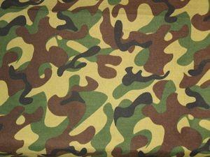 China Enzyme wash Polyester/Cotton africa military combat camouflage fabric twill Traditionlly design for sale
