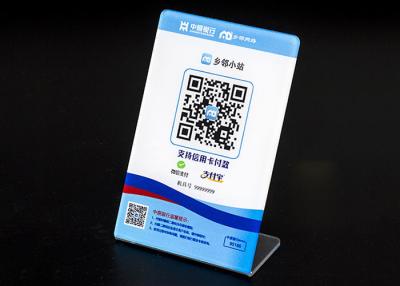 China Kundenspezifische klare Acrylzeichen-Ausstellungsstände für Krankenhaus/wirtschaftlichen Zweck zu verkaufen