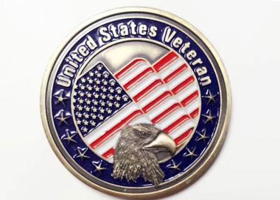 China Military Custom Sports Medals United States Veteran Style With Eagle Symbol for sale