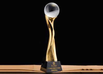 Китай Чашка трофея металла торжества компании с логотипом напечатанным шелковой ширмой продается