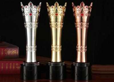 China Fantasy Metal Trophy Cup With Luxury Rubies Gold / Silver / Bronze Color Optional for sale