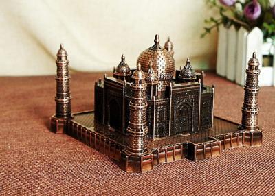 China Metal Material DIY Craft Gifts World Famous Building Model India Taj Mahal Replica for sale