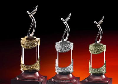 China Gross Champion / Second / Third Reward Cup Golf Trophies For Talented Golfers for sale