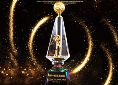 China Furo em um copo do troféu do golfe, troféus feitos sob encomenda do competiam do golfe do logotipo à venda