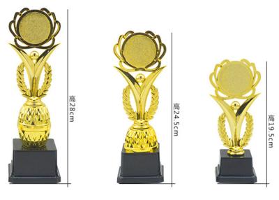 China Custom Plastic Trophy Cup Blank Plate Type For Sports Champions Awards for sale